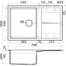 Мойка OMOIKIRI SUMI 79-GR Tetogranit/leningrad grey 4993552