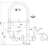Смеситель OMOIKIRI KANTO-BN-WH 4994298
