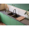 Мойка OMOIKIRI TEDORI 86-2-GR Tetogranit/Leningrad grey 4993572